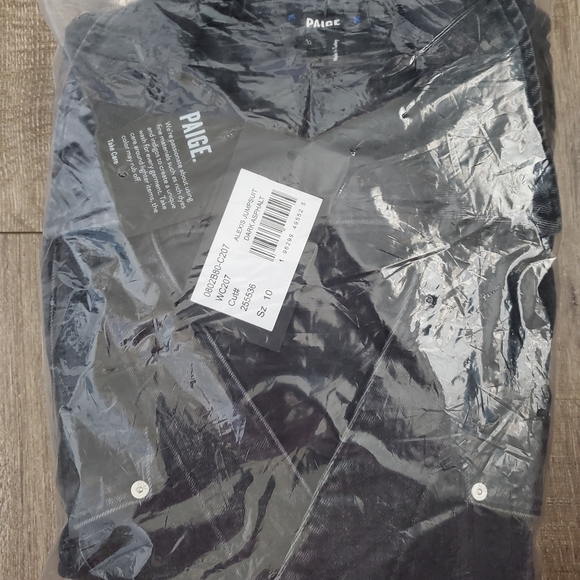 Paige Alexis Short Sleeve Jumpsuit in Dark Asphalt - NWT - Picture 9 of 12